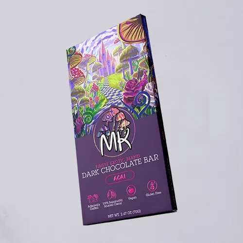 Acai Bliss Dark Chocolate Bar - Mk Magic Mushroom
