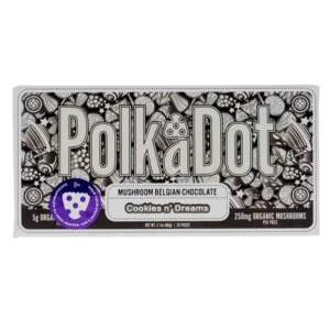 Cookies N'dreams PolkaDot Mushroom Belgian Milk Chocolate 250mg