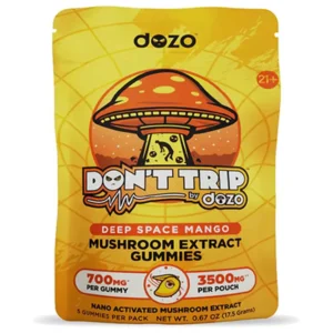 Deep Space Mango Dozo Don't Trip Mushroom Gummies 3500MG