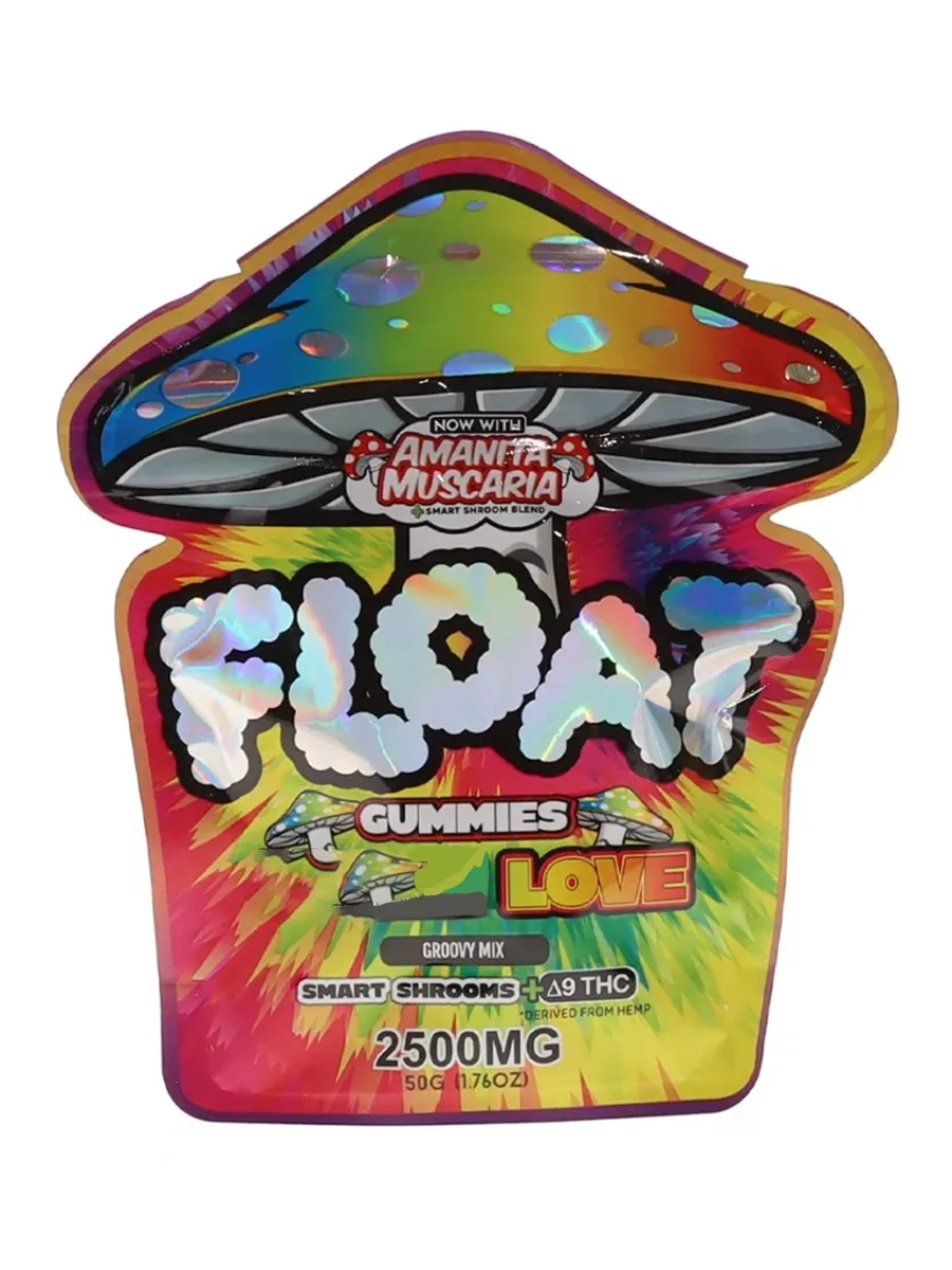 Love Float Mushroom Gummies + Delta 9 THC 2500mg