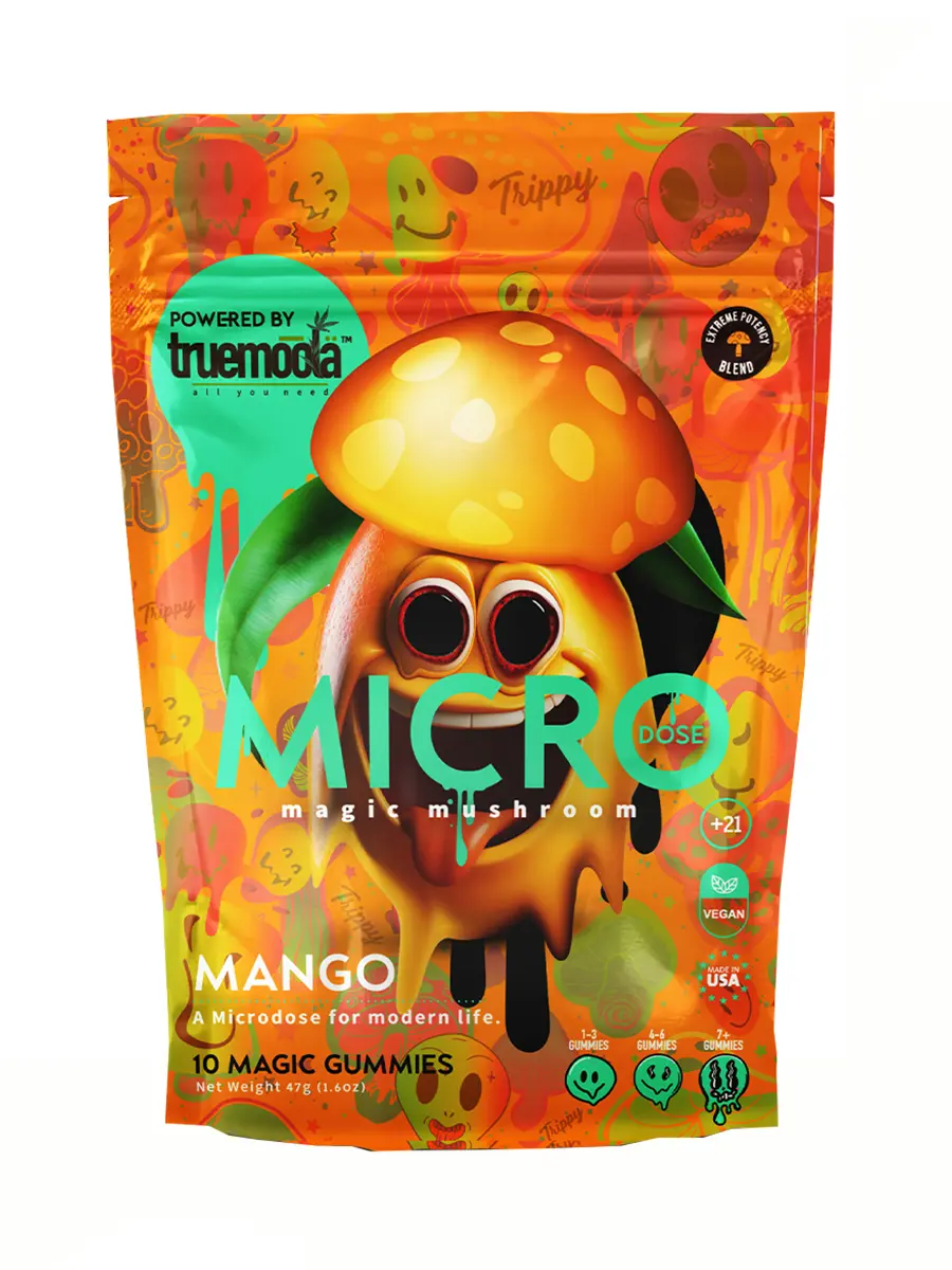 Mango Truemoola Micro Shroom Gummies 10ct