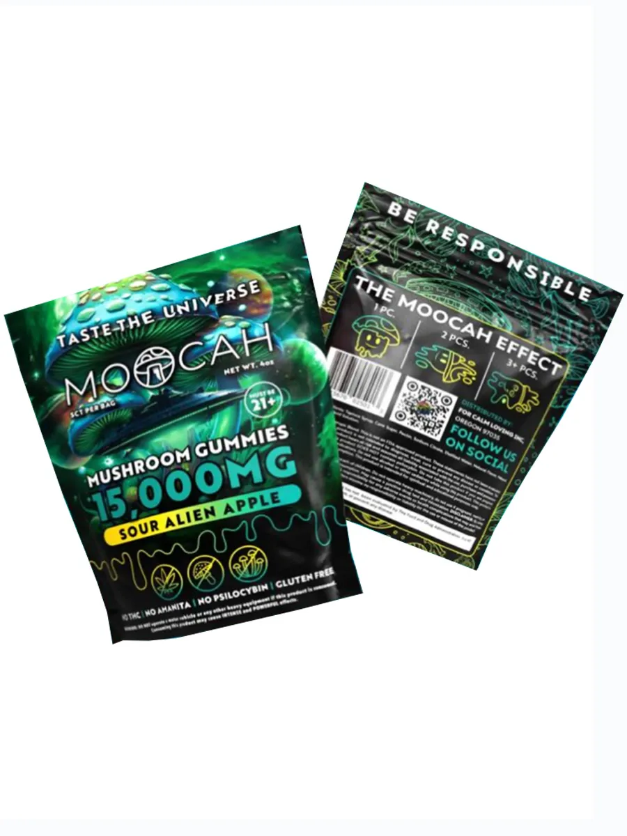 Sour Alien Apple Moocah Mushroom Gummies 15.000MG 5ct