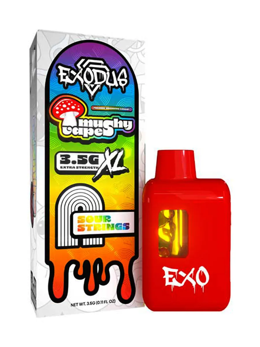 Sour Strings Exodus Mushy Vapes Shroom Disposable XL 3.5G