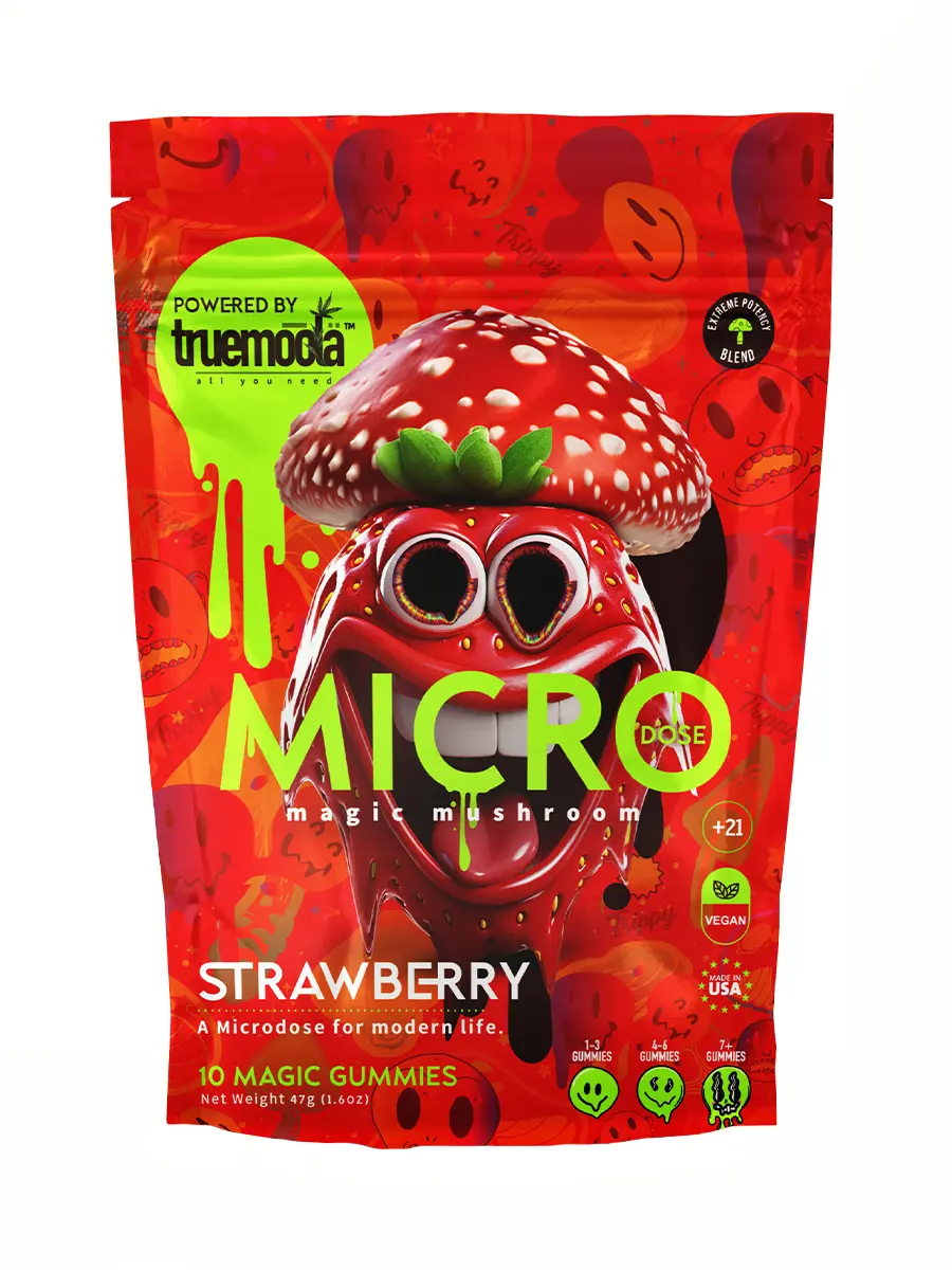 Strawberry Truemoola Micro Shroom Gummies 10ct
