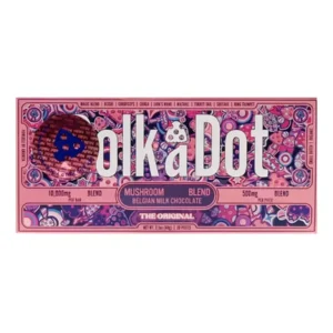The Original PolkaDot Mushroom Belgian Milk Chocolate 500mg
