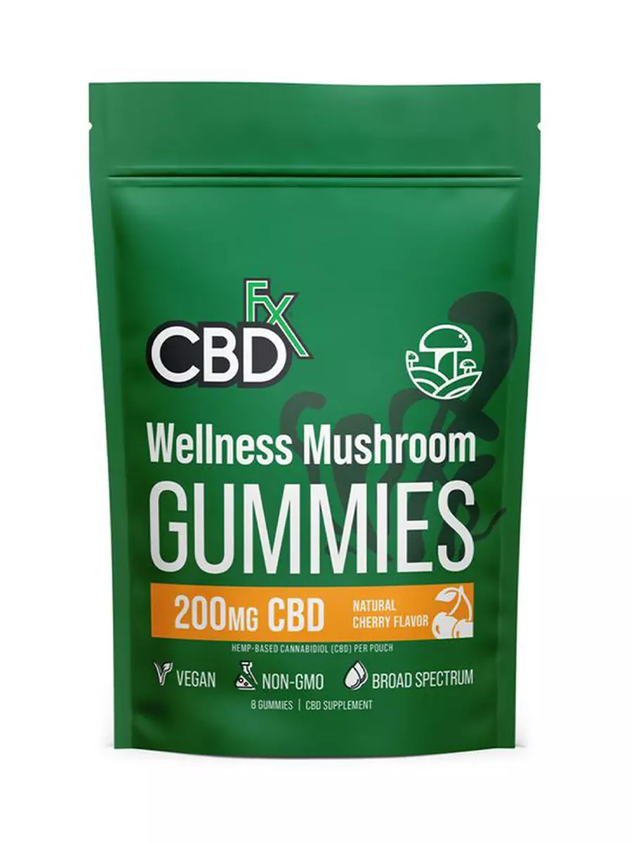 Wellness Mushroom CBDfx Gummies 200mg