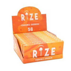Rize Mushroom Chocolate 5g Caramel Crunch Bar - 10 Pack